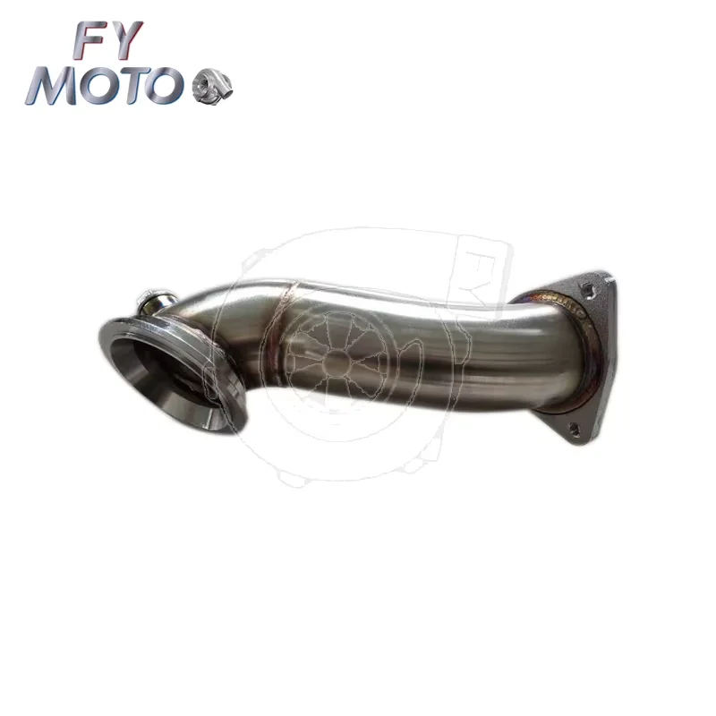 SS304 Stainless Steel Catless Exhaust Downpipe For Vauxhall Corsa VXR 1.6T Z16LET 2007‑2010