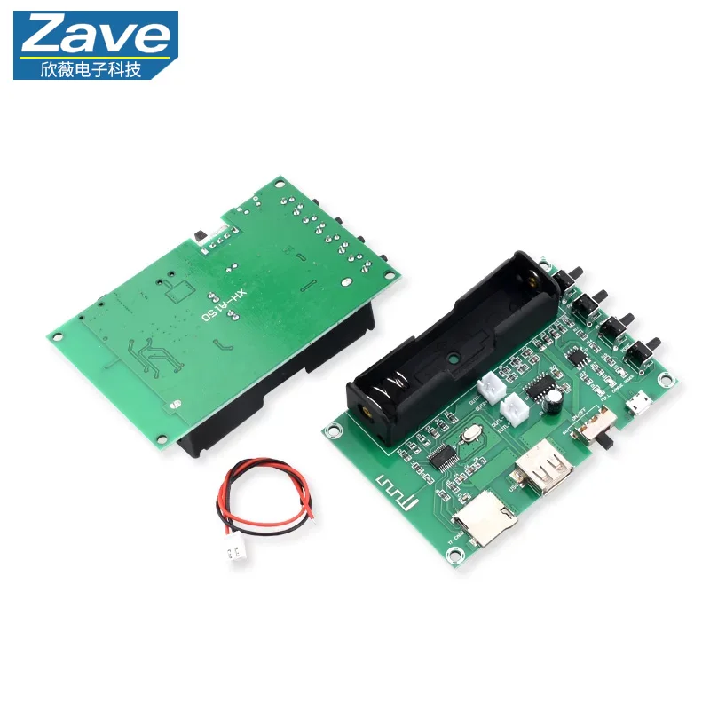 A150 Digital Bluetooth Amplifier Board PAM8403, Onboard Rechargeable Lithium Battery, Dual Channel 10W, for Opera Players