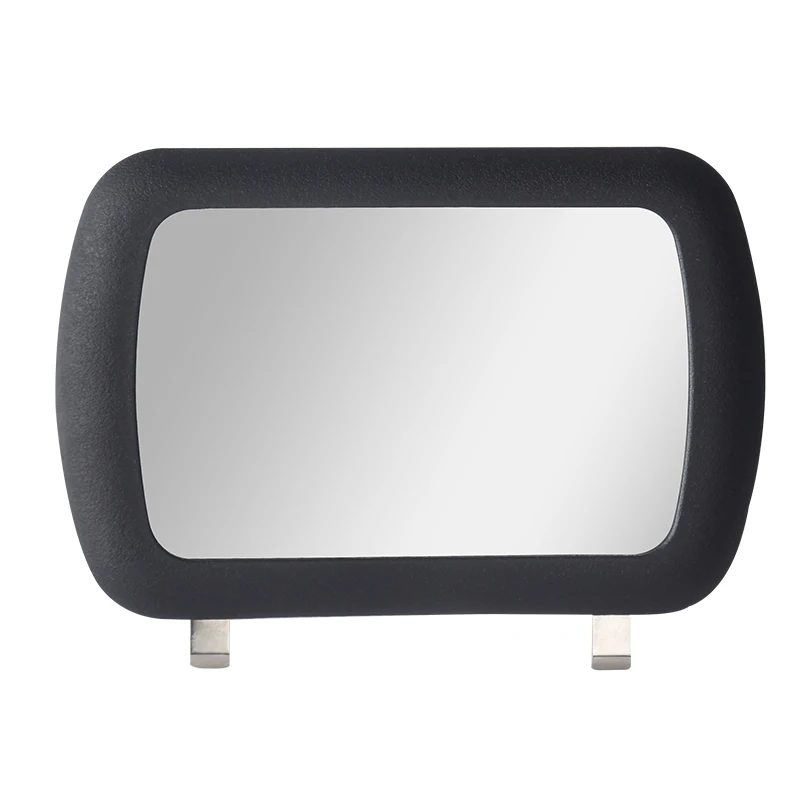 Portable Car Makeup Mirror Universal Car Interior Mirror Auto Sun-Shading Visor HD Mirrors Stainless Steel Car Cosmetic Mirror