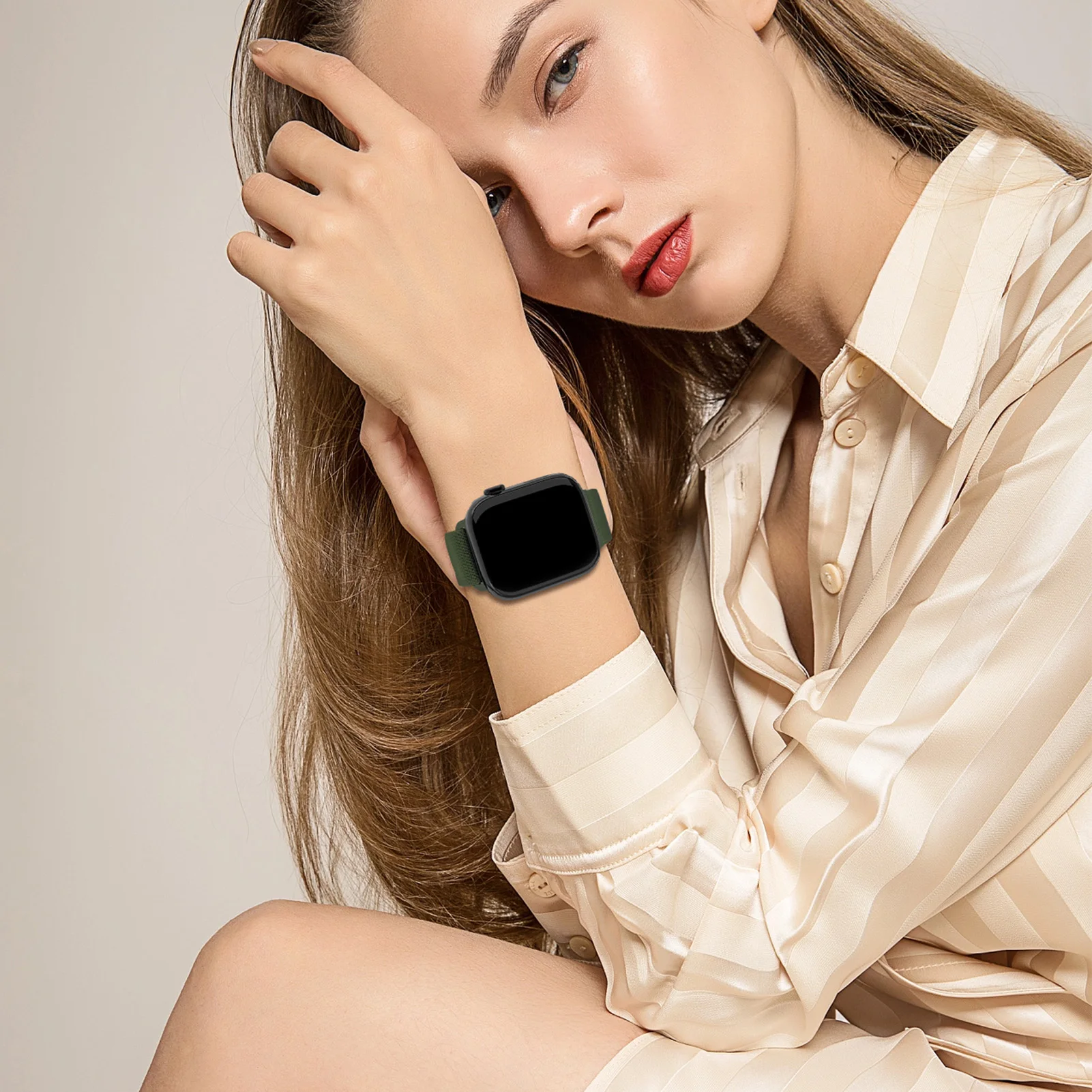 Apple Watch用磁気バンド,iwatchシリーズウルトラ2、9、3、6、7、8、se,10ストラップ,40mm、44mm、45mm 49mm、41mm