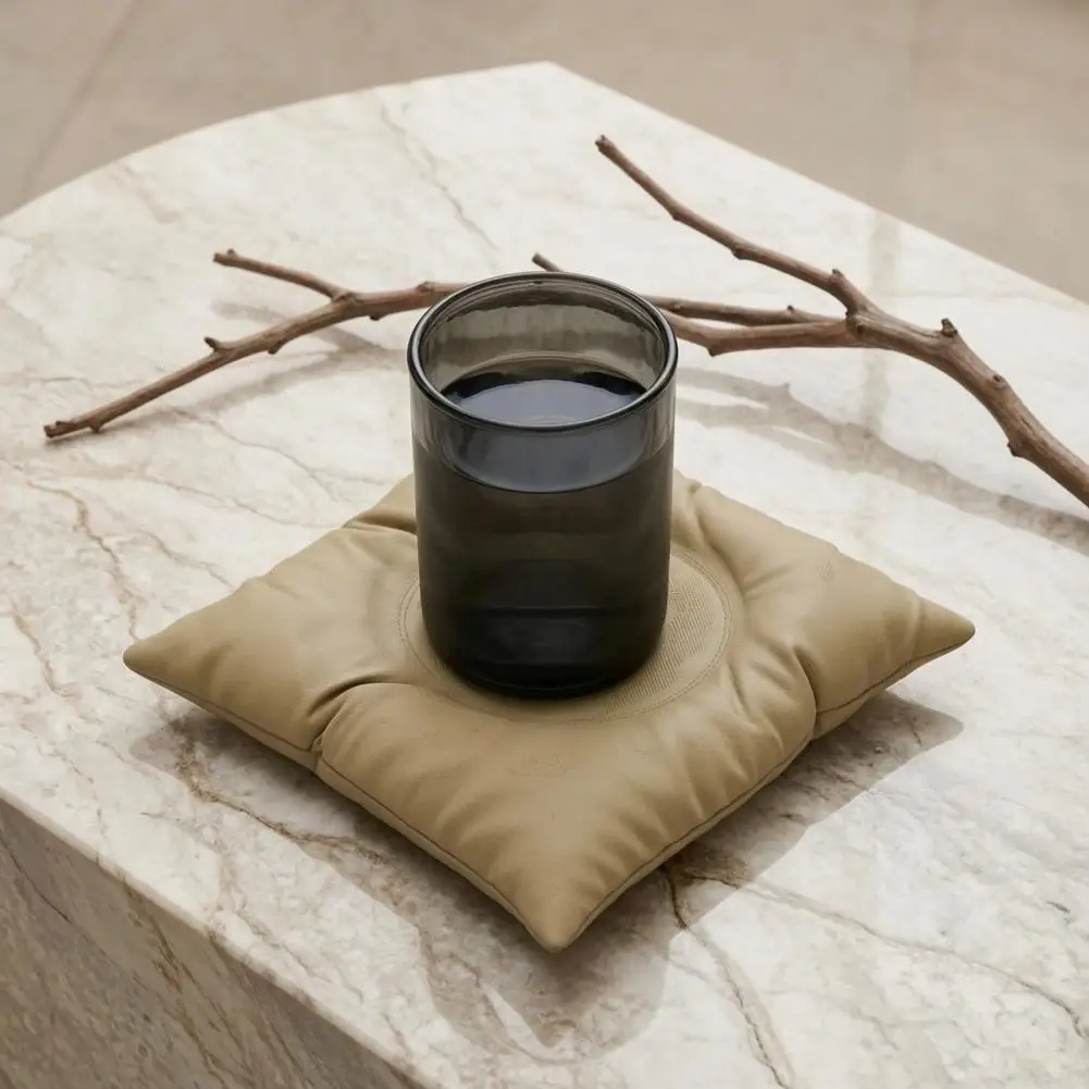 Pillow Coaster, One-Piece Molding Durable Tray, Minimalist Decorative Coaster, For Desktop Storage And Table Protection