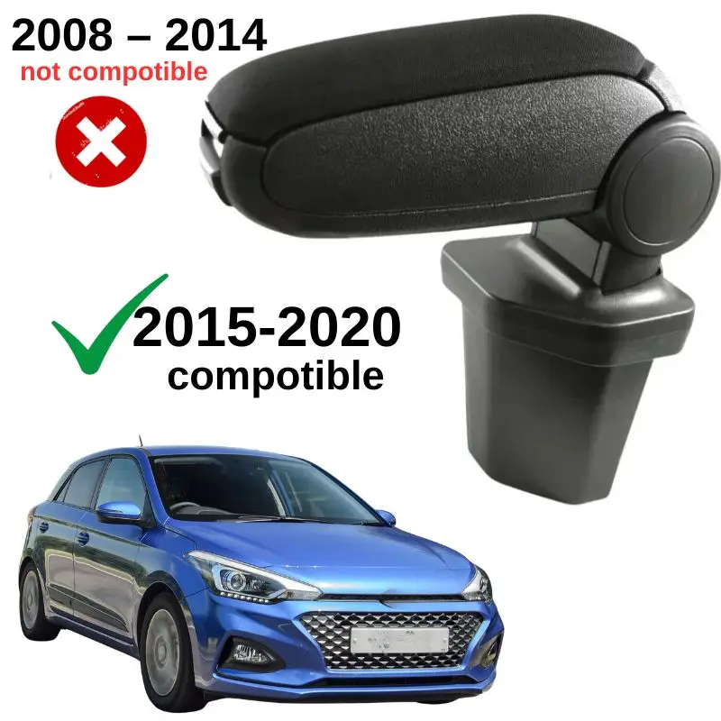 

Для Hyundai I20 2015-2020: Оригинальная черная текстильная накладка на центральную консоль (подлокотник), аксессуары для интерьера автомобиля, сменные детали отделки