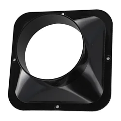 100-300mm ABS Flange Duct Fan Hose Connector Air Ventilation Adapter For Home Hood Ventilator Pipes Connecting Exhaust Outlet