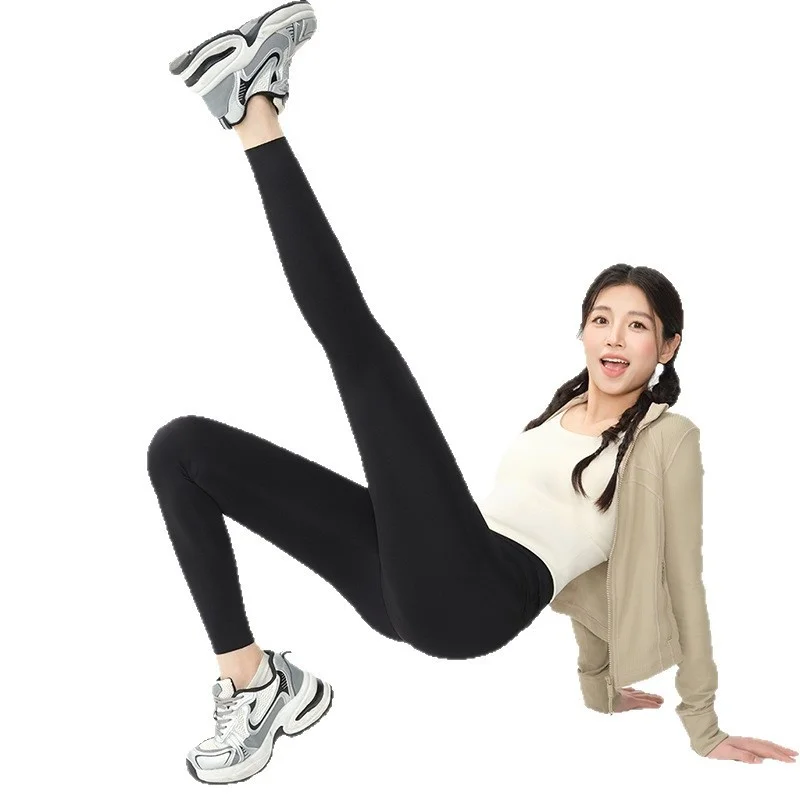 

Sl One-Piece arkskin Yoga Pants High-Waisted High-Waisted Spring Autumn Women's Boting Pants Sensation