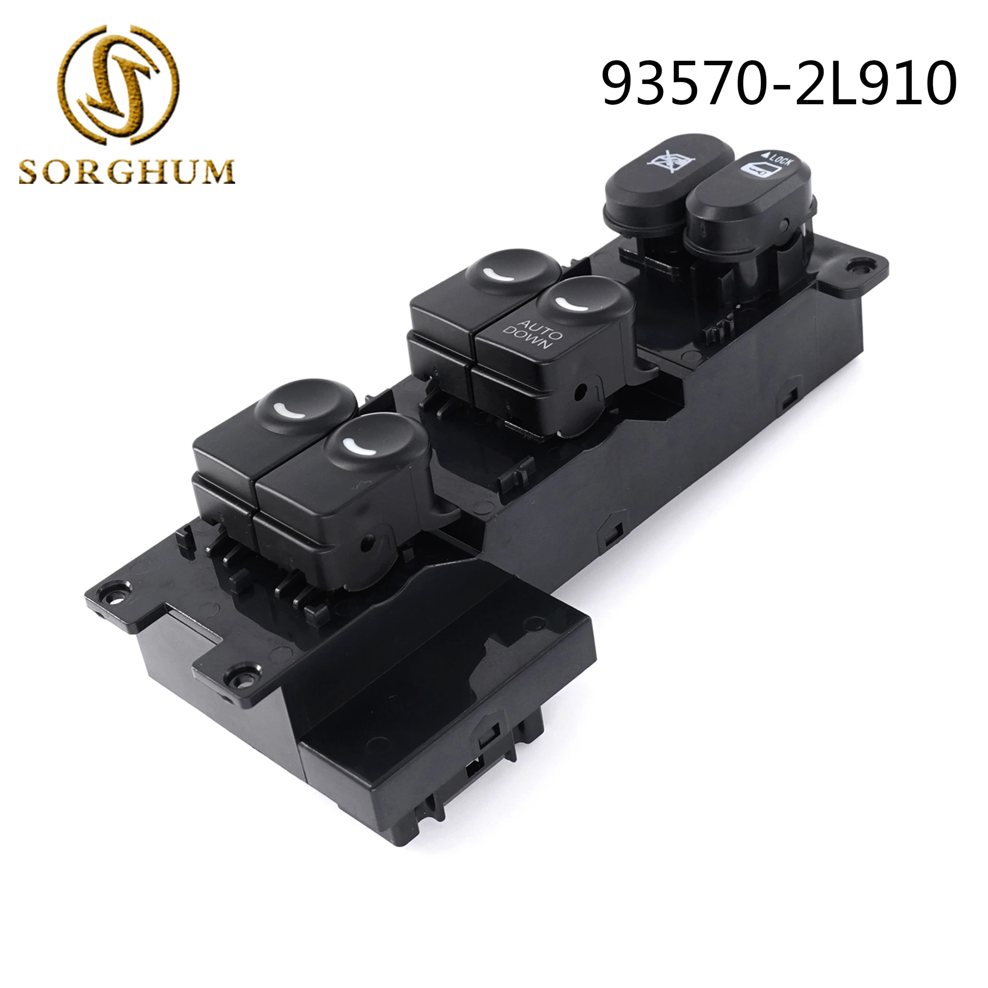 

Sorghum 93570-2L910 935702L910 Electric Master Control Power Window Lifter Switch For Hyundai I30 2007-2012 Right Hand Driver