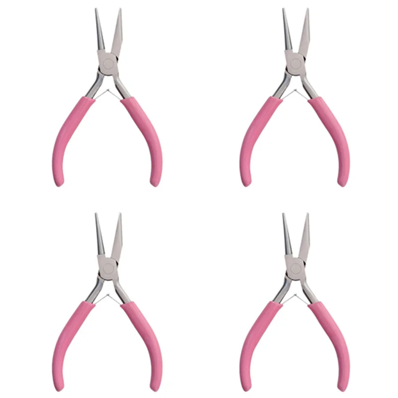 

4X Round Concave Plier Wire Looping Plier Mini Precision Plier Wire Bending Tools For DIY Jewelry Making Hobby Projects-A55G