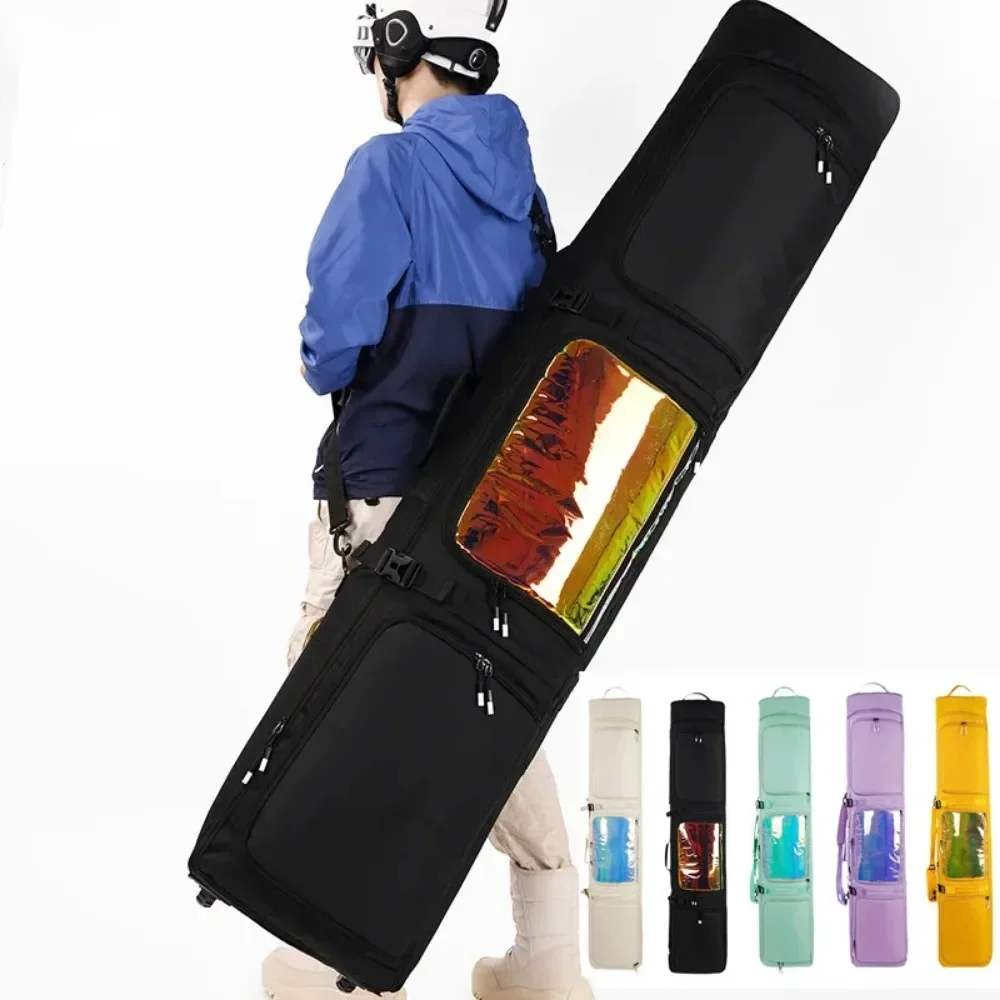 حقيبة تزلج جديدة على الجليد حقيبة حمل بعجلات حقيبة حمل على الجليد حقيبة معدات التزلج للتزلج على الجليد للرياضات الشتوية
