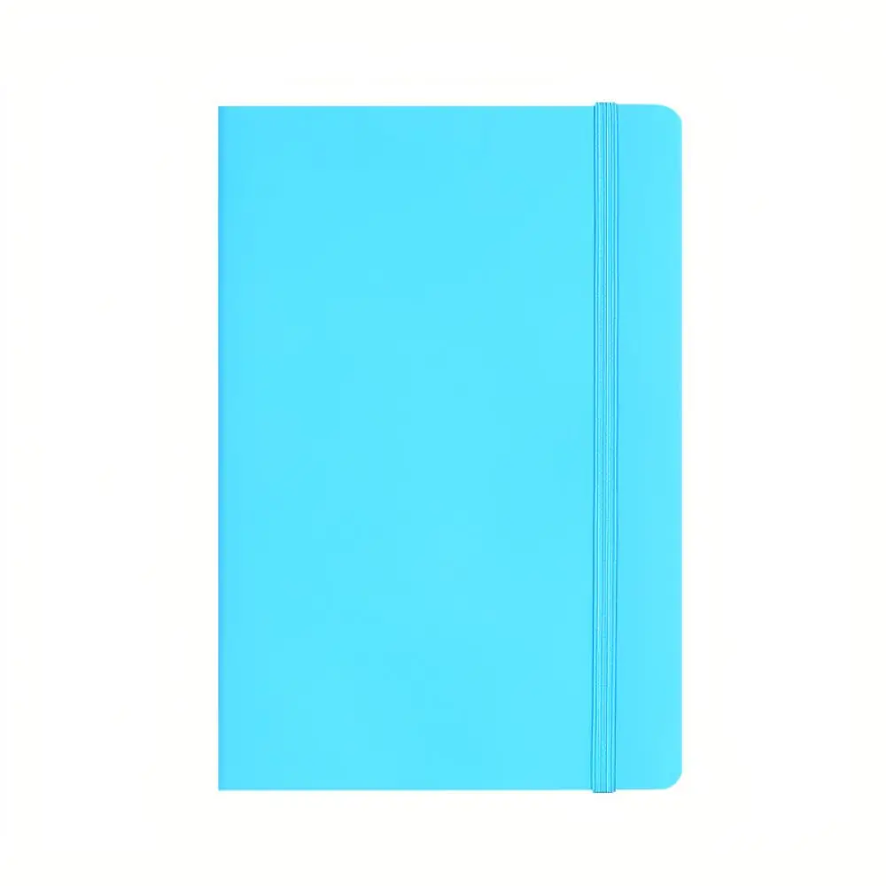 Fashionable A5 Business Journal Notebook Planner For Office School Writing Pad PU Leather Elastic Band Secure Closure