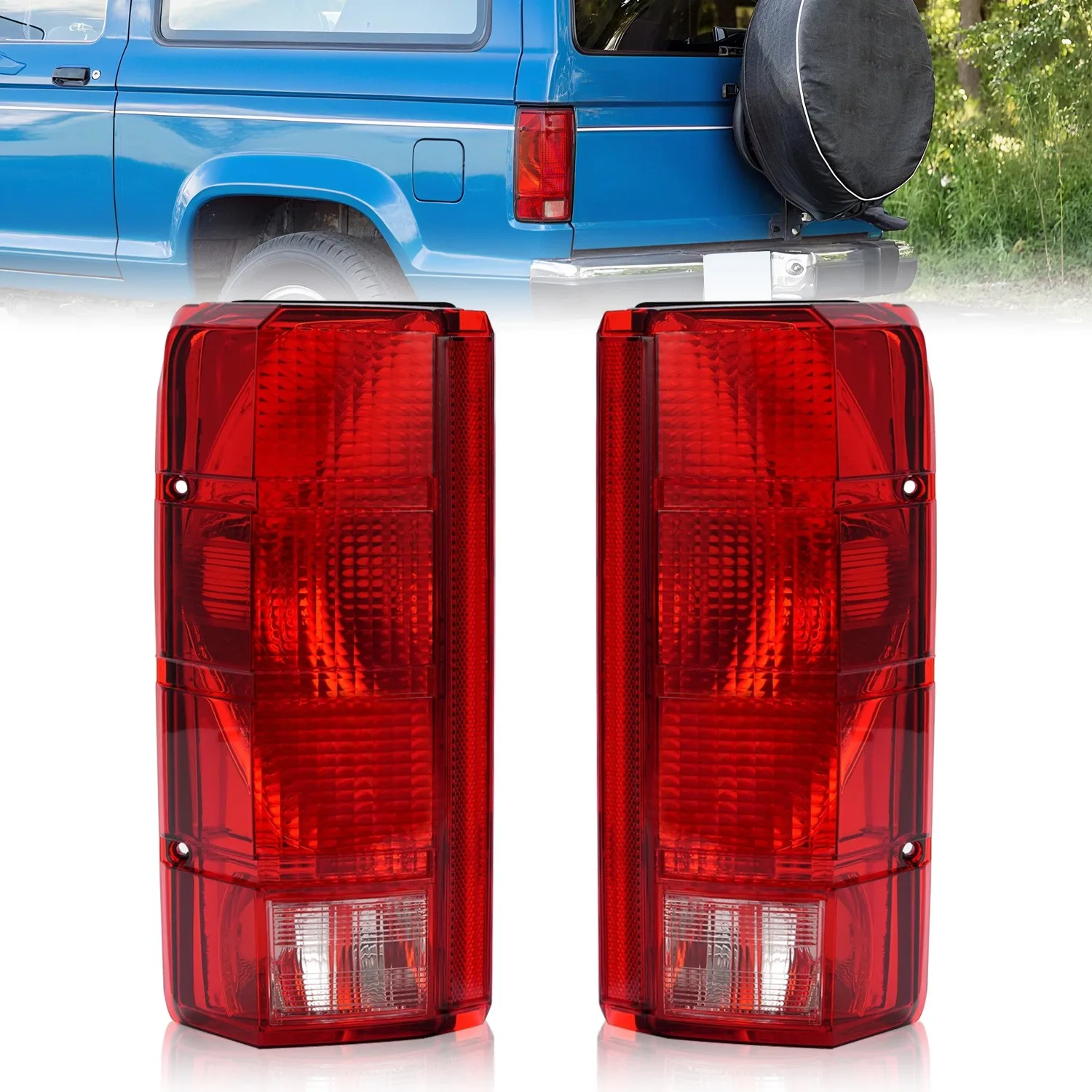 

Tail Lights For Ford F-150/F-250/F-350/Bronco 1980-1986 Ford F-100 80-83