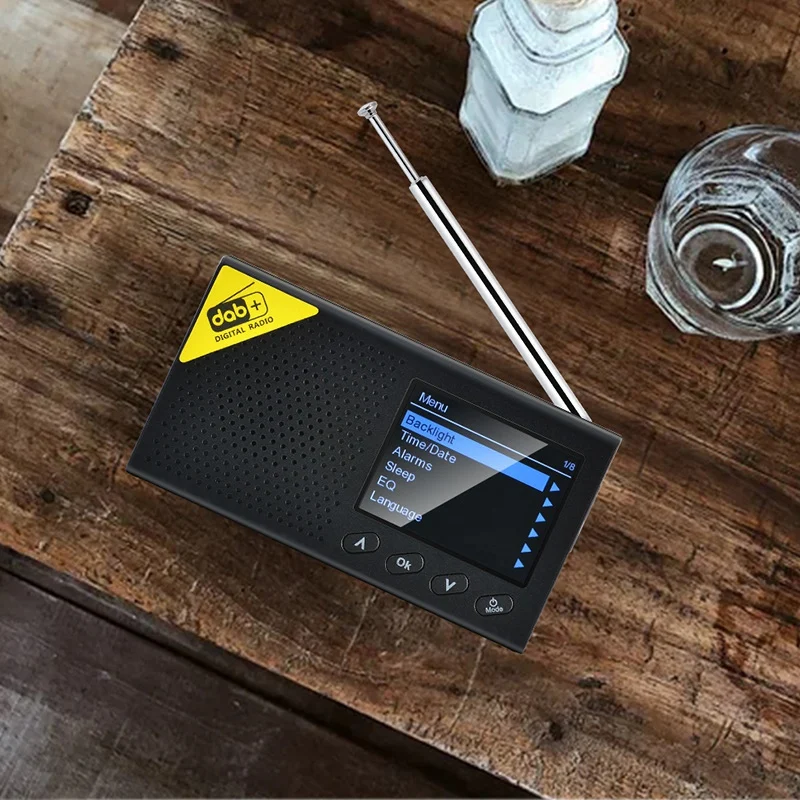Portable Mini Color Screen DAB/DAB+ Digital Radio Receiver Car MP3 Music Player