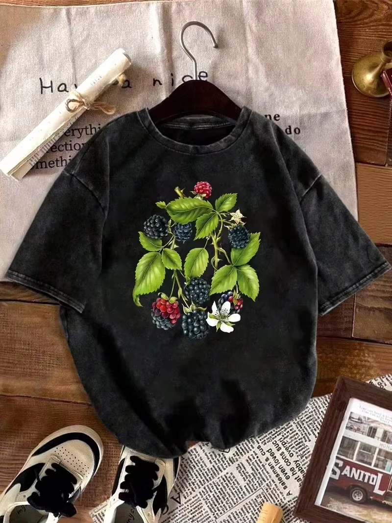 Fern Leaf Botanical Nature Cottagecore Vintage Washed Distressed Retro Aesthetic Streetwear Graphic Print Floral Illustration