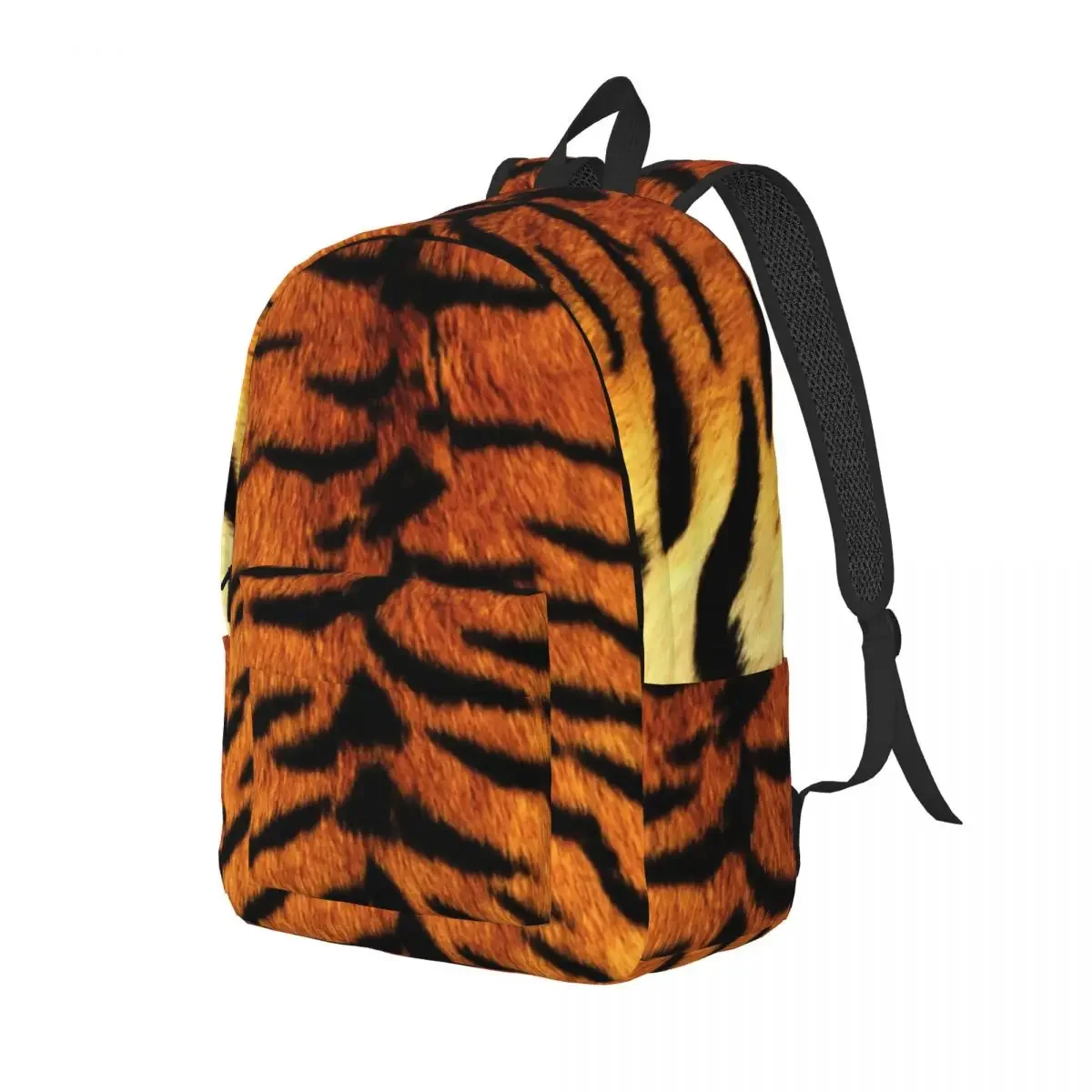 Realistische Tiger Haut Rucksack für Kindergarten Grundschule Schüler Haut Tier Bücher tasche Junge Mädchen Kinder Leinwand Tages rucksack Tasche