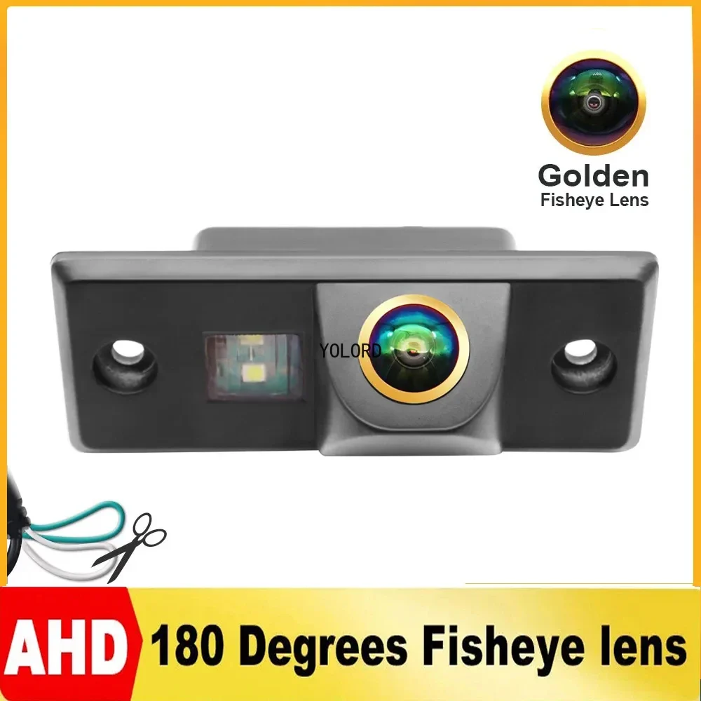 

180 Degrees CCD AHD 1080P Fisheye Rear View Camera for VW Jetta/Bora Mk4 1999 2000 2001 2002 2003 2004 2005 Car Reverse Monitor