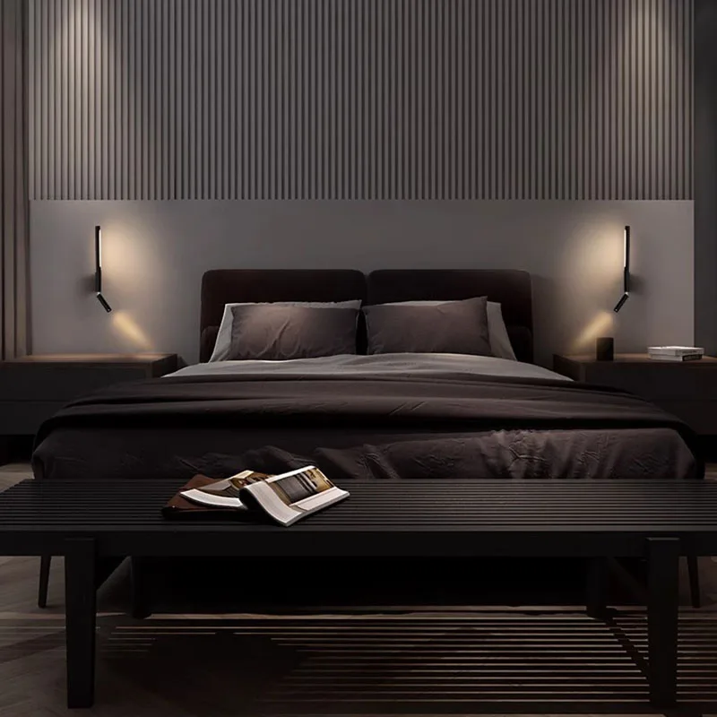 

Креативный персонализированный прикроватный светильник для защиты глаз, настенный светильник для чтения, вход в проход с выключателем, светильник для гостиничного номера, спальни, роскошные лампы