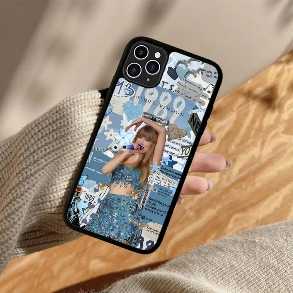 Picture 7: Popular T-taylors Singer S-swift Phone Case Wireless Charging PC+TPU For IPhone 11 12 13 14 15 16 17 Pro Max Plus Case