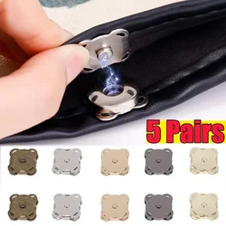 Sewing Metal Magnetic Snaps Clasps for Purse Garment DIY Magnet Snaps Wallet Clasp Closures Coat Buckle Bag Accessories