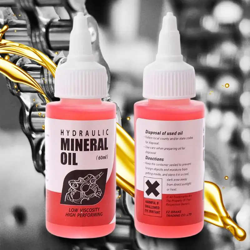 New Bicycle Brake Mineral Oil System 60ml Fluid Cycling Mountain Bikes 27RD Bike Hydraulic Disc Brake Oil Fluid