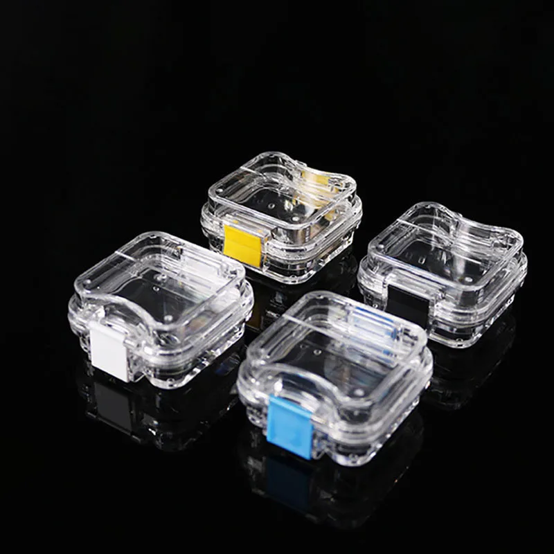 1/10/30Pcs Dental Plastic Clear Film Box Transparent Flexible Film Inside Fake Teeth Prosthesis Crown Storage Case Dental Tools