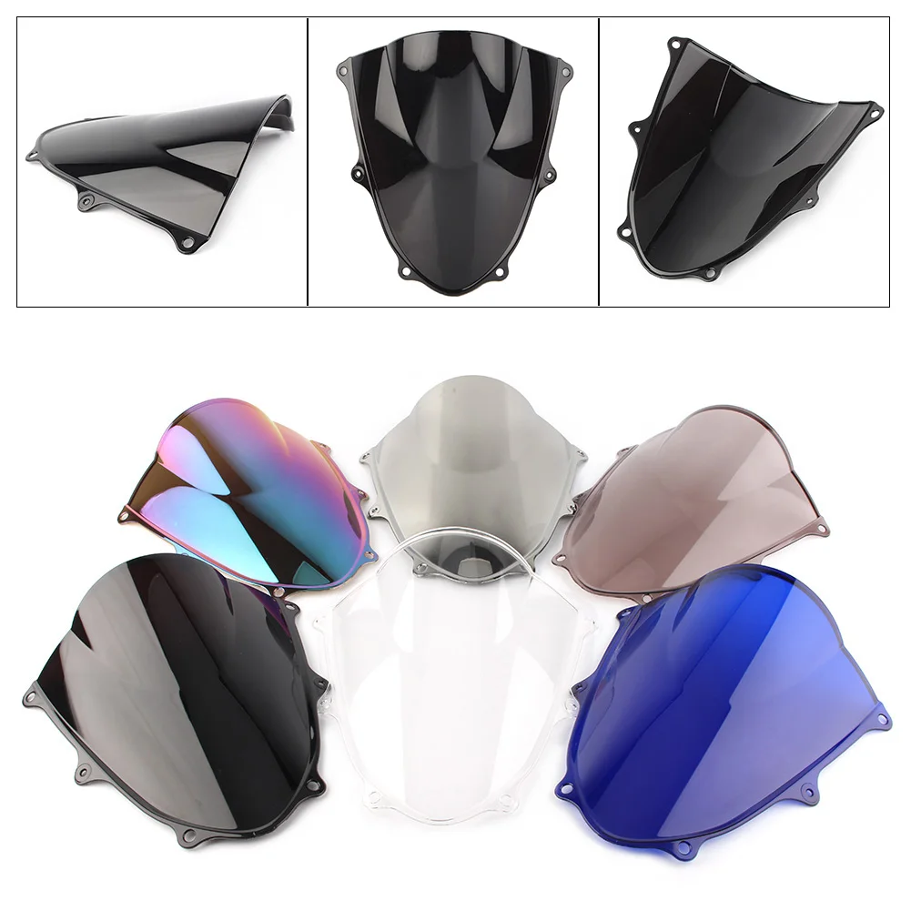 

GSXR1000 2017 2018 Motorcycle Windscreen Front Windshield Wind Screen For Suzuki GSXR 1000 17 18 K17 ABS Plastic