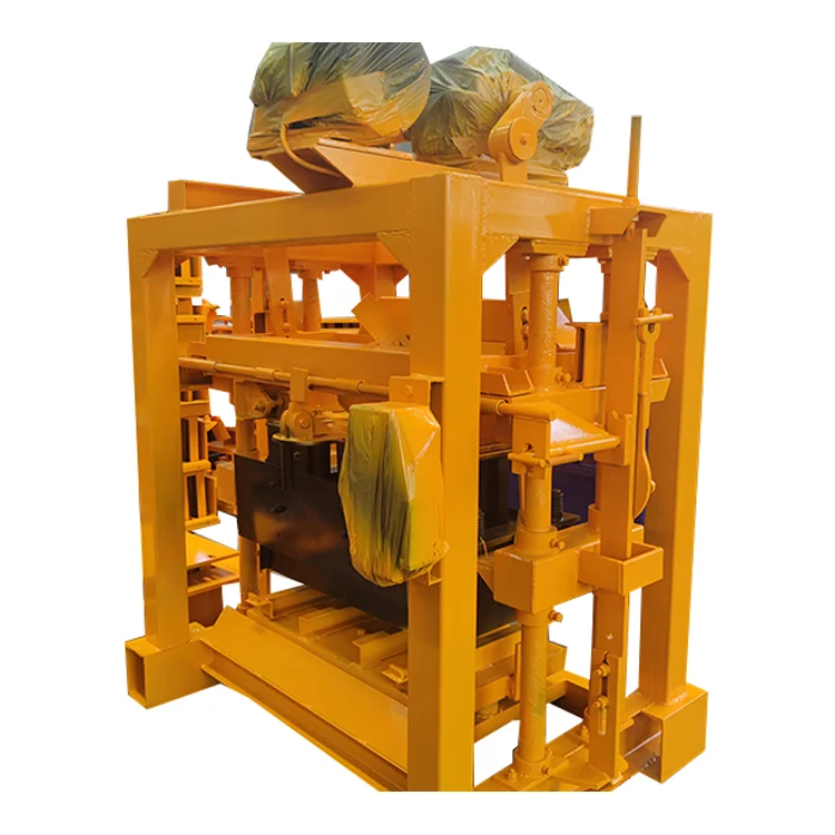 Mini Cement Block Making Machine QT4-40 Concrete Mixer Machines