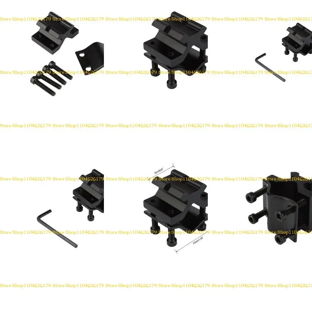 Адаптер-с-фонариком-a1a2-Регулируемый-биподный-адаптер-с-железнодорожным-стволом
