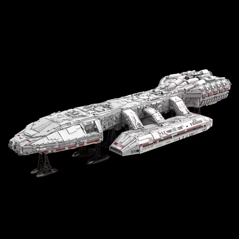 MOC Space Weapon UCS Battlestar Galactica 2.0 SpaceShip Model Buiding Blocks Self-locking Bricks Architecture Christmas Kid Gift