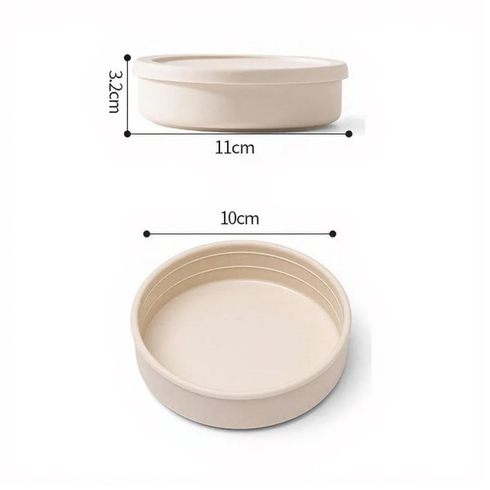 Silicone Food Portioning Box for Beef Patties and Meal Prep - 2 Piece Fresh Keeping For Mold with Airtight Lid