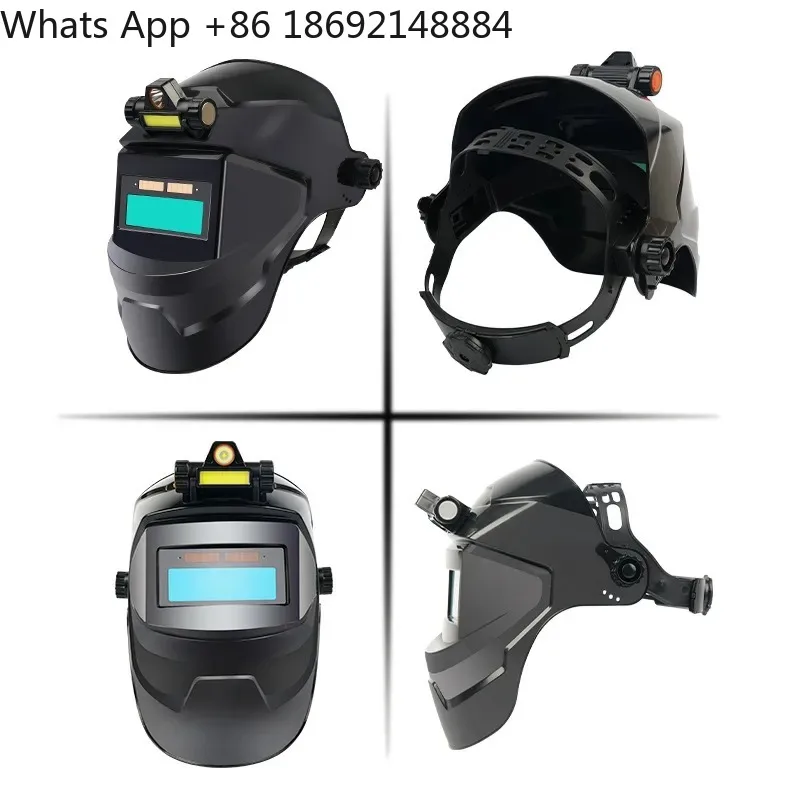 Automatic Dimming Welding Mask for Head-Mounted Lightweight Protection Argon Arc Welding Cap and Welder Glasses