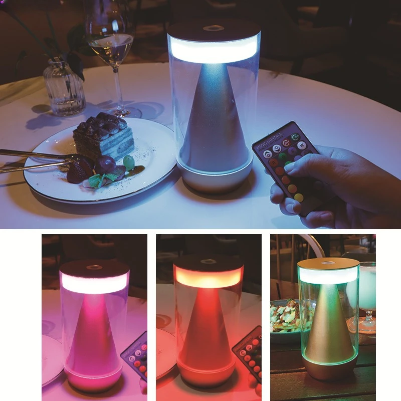

New LED Bar Dining Table Light Coffee Decorative Desk Lamps Bedside USB Charging Table Light for Bedroom Bedside Restaurant