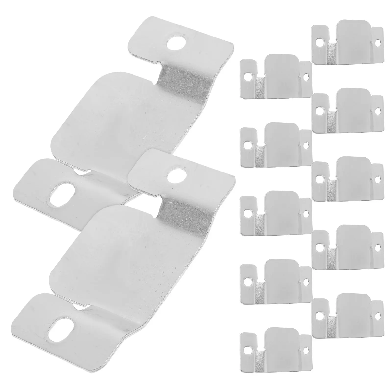 12Pcs Sectional Sofa Connectors Metal Universal Couch Interlocking Brackets Screws Furniture Connector for Chair Recliner
