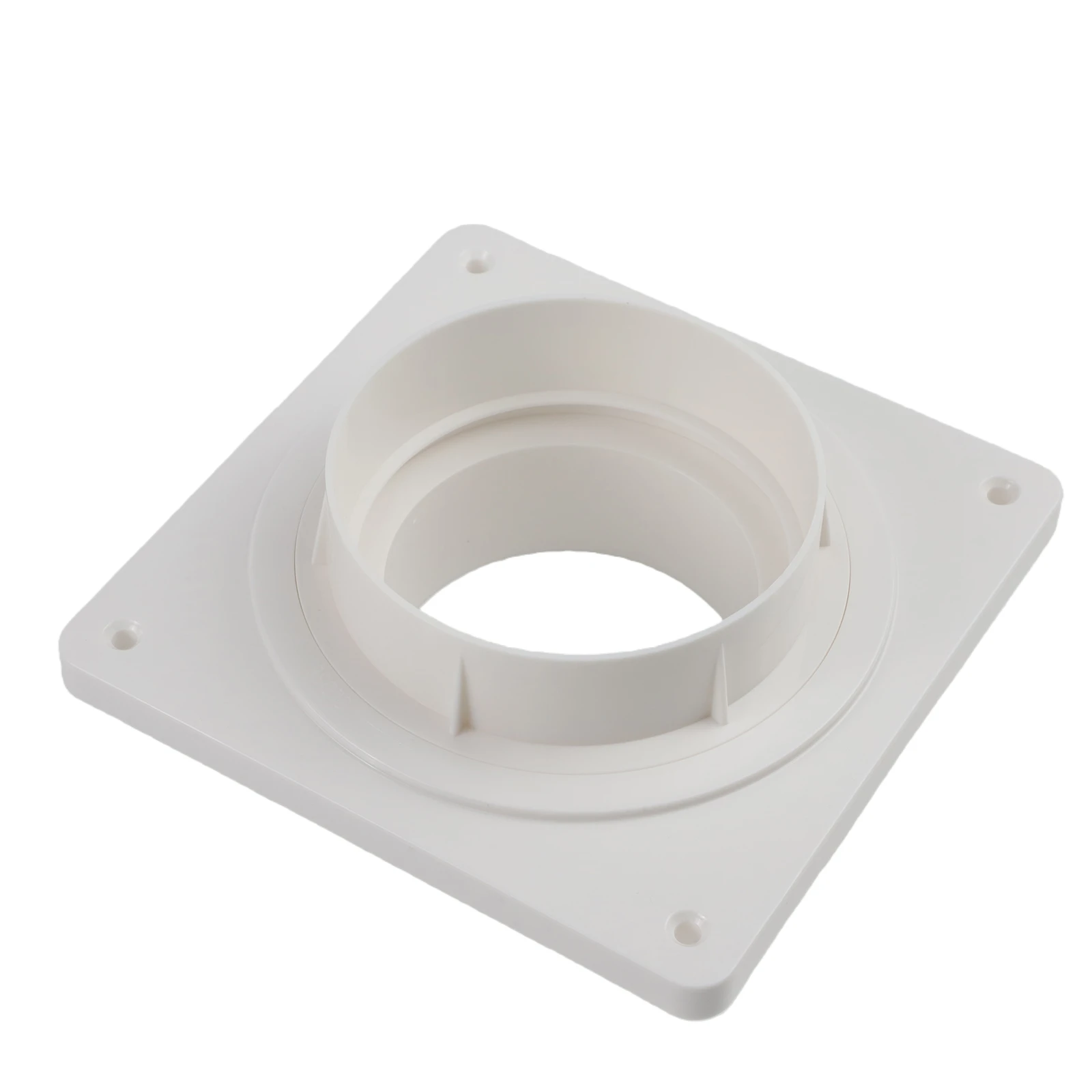 Dryer Vent Wall Plate Quick Connector Kit Fits 4 Inch Tubes Hose Providing and Leak Resistant Ventilation Connection
