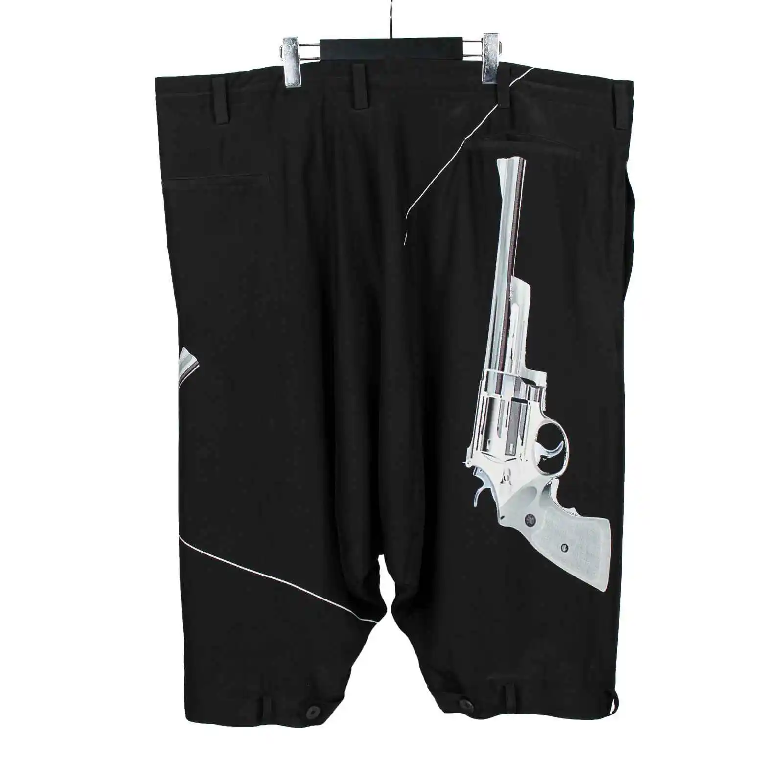 

TOP-YAMAMOTO Japanese original design Chinese-style pants, men's trendy brand loose large-sized casual printed shorts