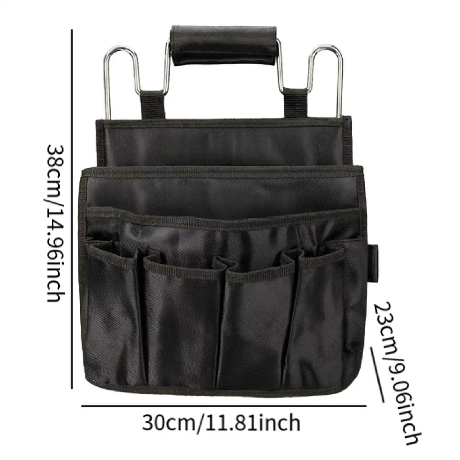 Hairdresser Bag Smooth Zipper Comfortable Handle Professional Holds Hair Cutting Tools Barber Case Hairstylist Traveling Bag