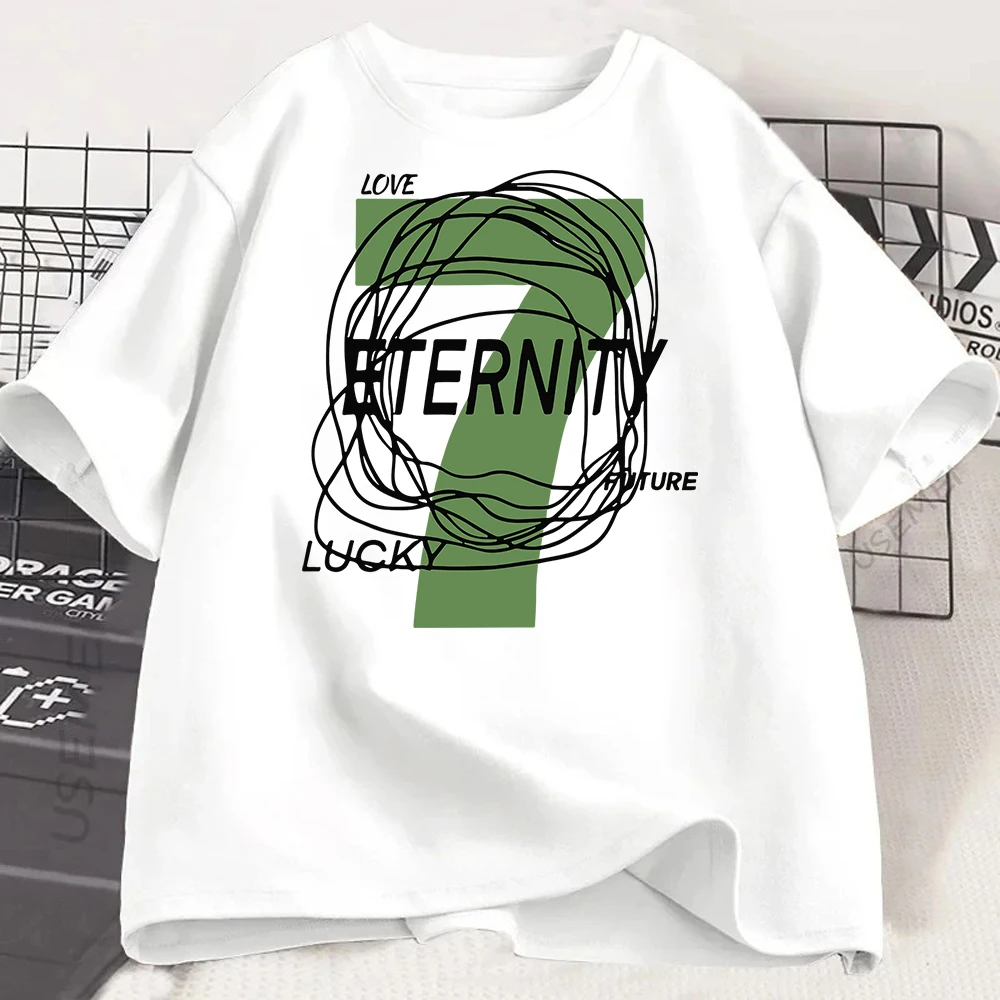 Mens T Shirt Relaxed Fit Round Neck Short Sleeve Bold Graphic Print Casual Streetwear Summer Comfortable Daily Wear  Harajuku