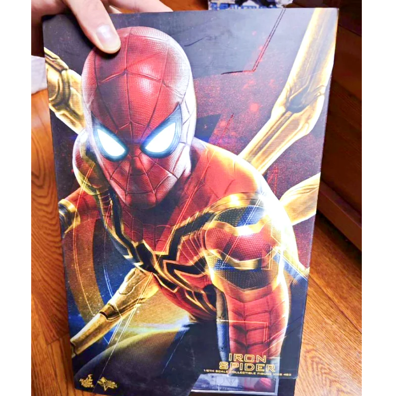 

Ht Hottoys Mms482 Spider-Man Avengers: Infinity War Anime Figure Model Collecile Action Toys To Friend Christmas Present