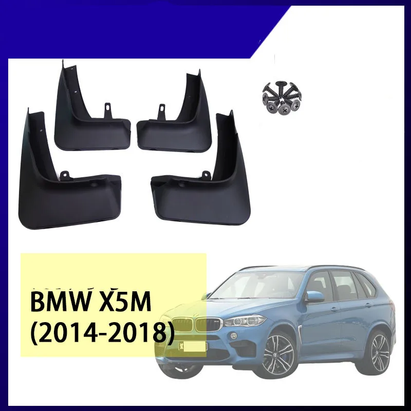 

Car Splash Guards Mudflaps For 2014 2015 2016 2017 2018 BMW X5M F15 Mudguards X5M Mud Flaps fenders Accessories