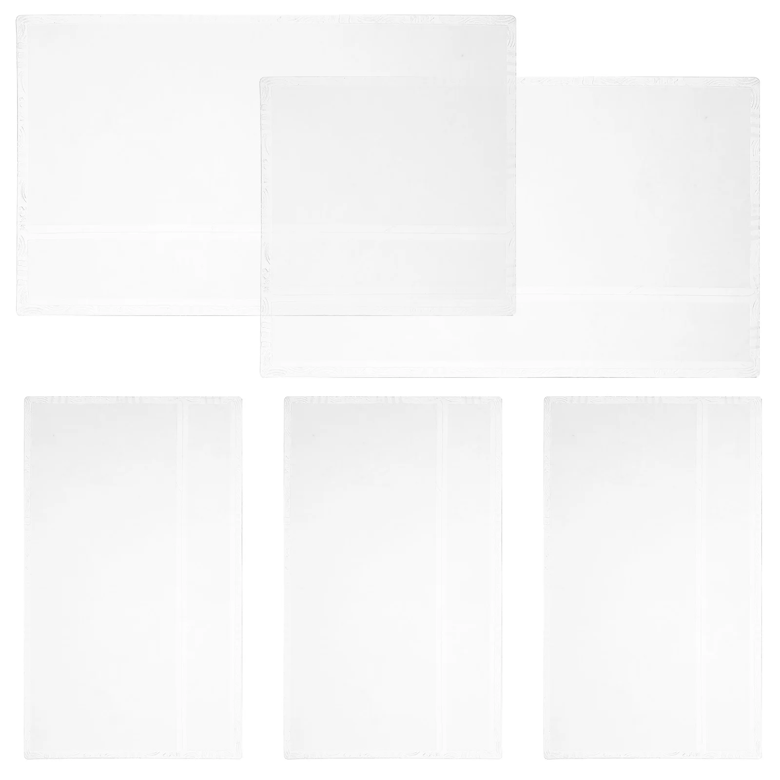 5 قطع من حوامل العملات الصلبة، أكمام فاتورة بلاستيكية شفافة لهواة الجمع وعرض أكمام العملات، أصحاب فاتورة صلبة شفافة #1