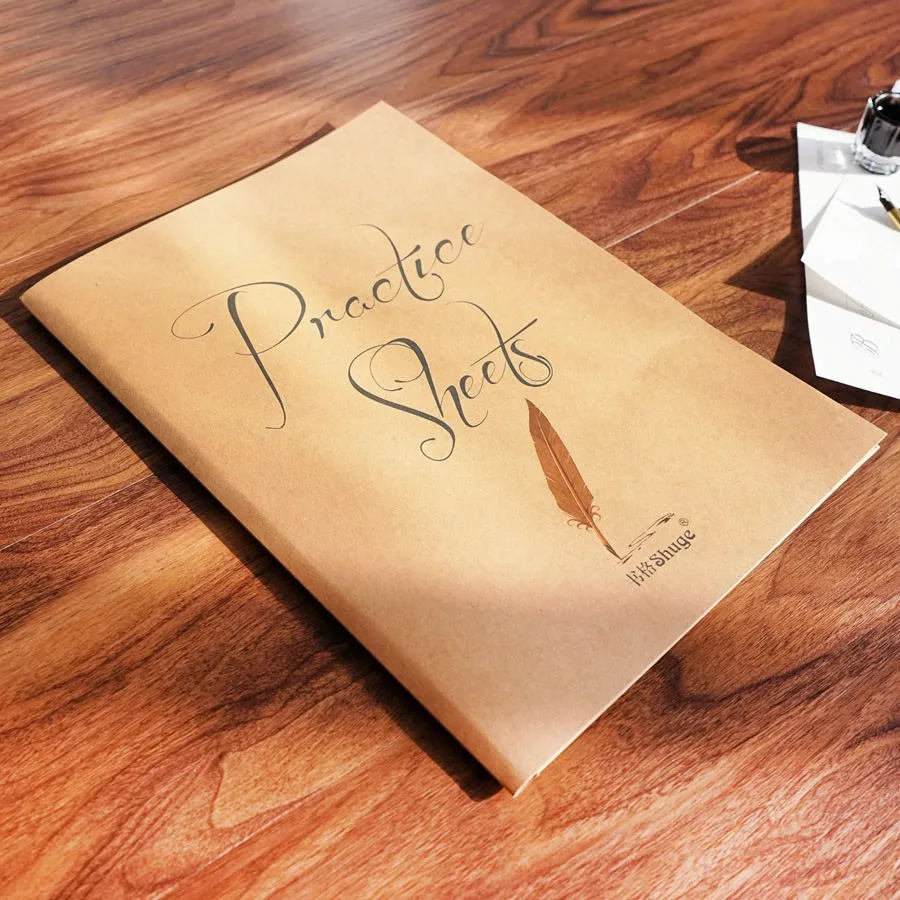 دليل عمل للتدريب على الخط JY للحروف المستديرة ، اللوح النحاسي الإنجليزي #2