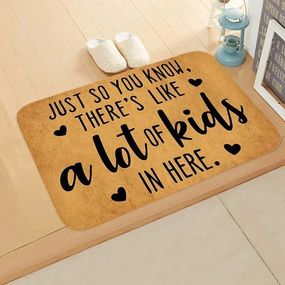 Pet Themed Dog Paw Door Mat Easy Clean Floor Mat for Entryway Living Room Bedroom Multi-Scene Decorative Rug