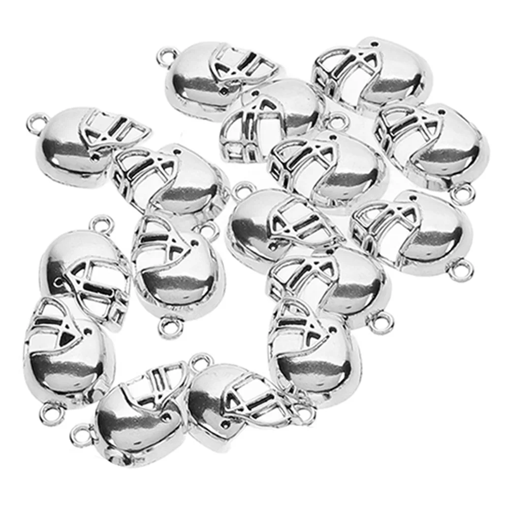 

30 Pcs Sports Accessories Necklaces Basketball Charms Silver Pendant Mother