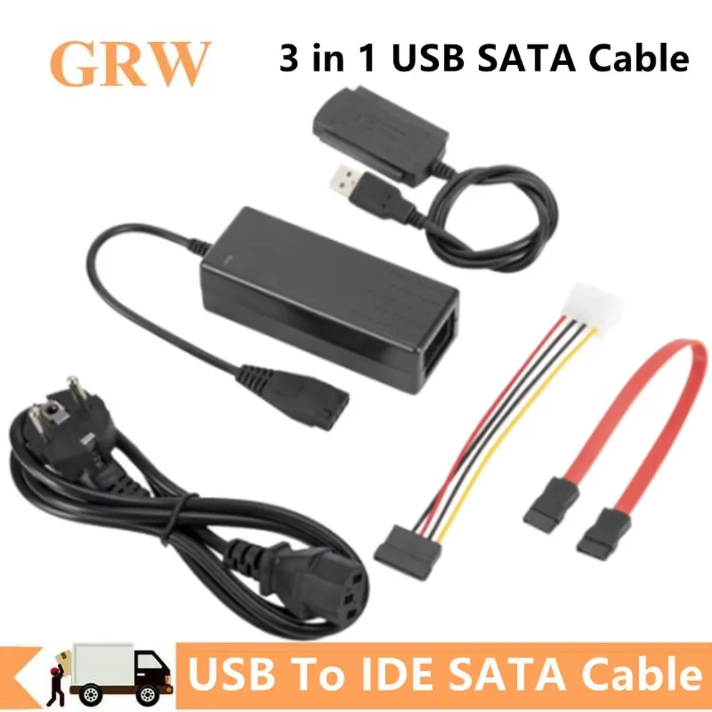 3 in 1 USB 2.0 to IDE/SATA Conversion Cable 2.5