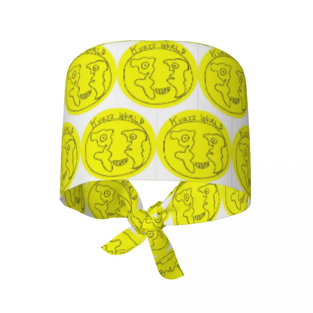 Joe Keery Spree Kurts World Logo Scrub Hat – Bonnet chirurgical réglable pour hommes et femmes, idéal pour les dentistes et les professionnels de la santé