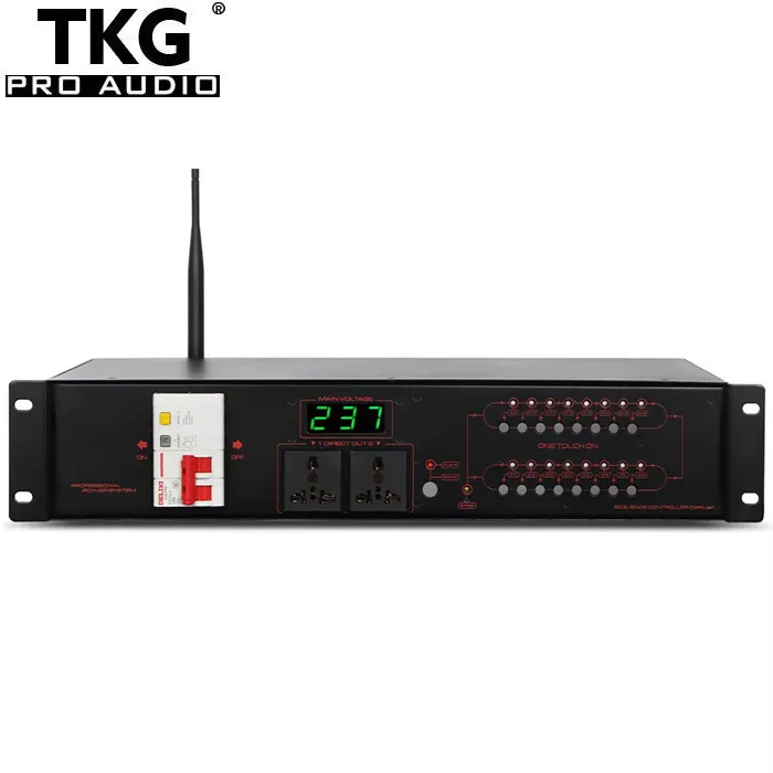 

TKG professional 16 channel wifi Separate Air Switch power supply sound power sequencer audio power sequence controller