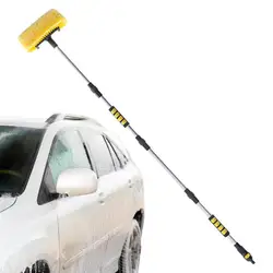 Telescopic Car Wash Brush Soft Bristle Car Cleaner Brush Head Car Truck Boat Washing Brush Car Washing Brush For Car Rv Suv