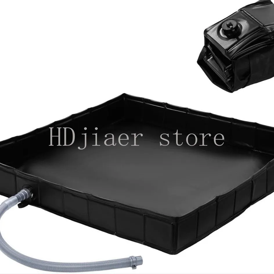 Adult PVC Shower Basin Outdoor Movable Water Tent Shower Pool Portable Bath Pool