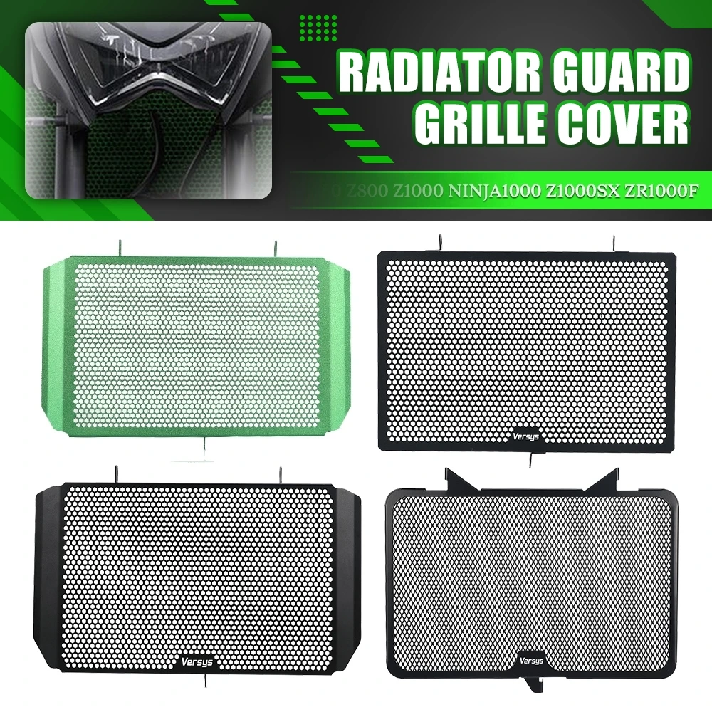 FOR KAWASAKI Z750 Z750S Z800 Z1000 Versys1000 SE Motorcycle Radiator Grille Guard Cooler Cover 1000SX VERSYS 1000 NINJA 1000SX