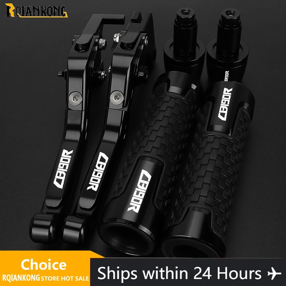 

CB190R аксессуары для мотоциклов, регулируемые рычаги тормозной муфты, ручки для руля, концы для HONDA CB190 CB 190 R 2015 2016 2017 2018