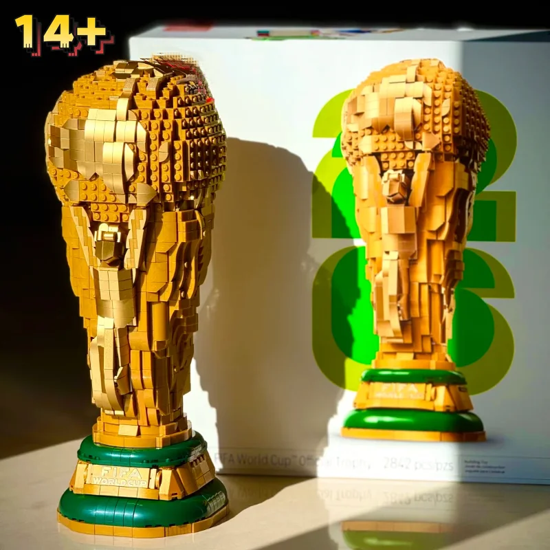 

Новинка 2026 года: Конструктор-пазл «Футбольный трофей» (2847 деталей, 43020), модель для сборки, игрушка-конструктор, подарок для болельщиков, подарки для мужчин и женщин