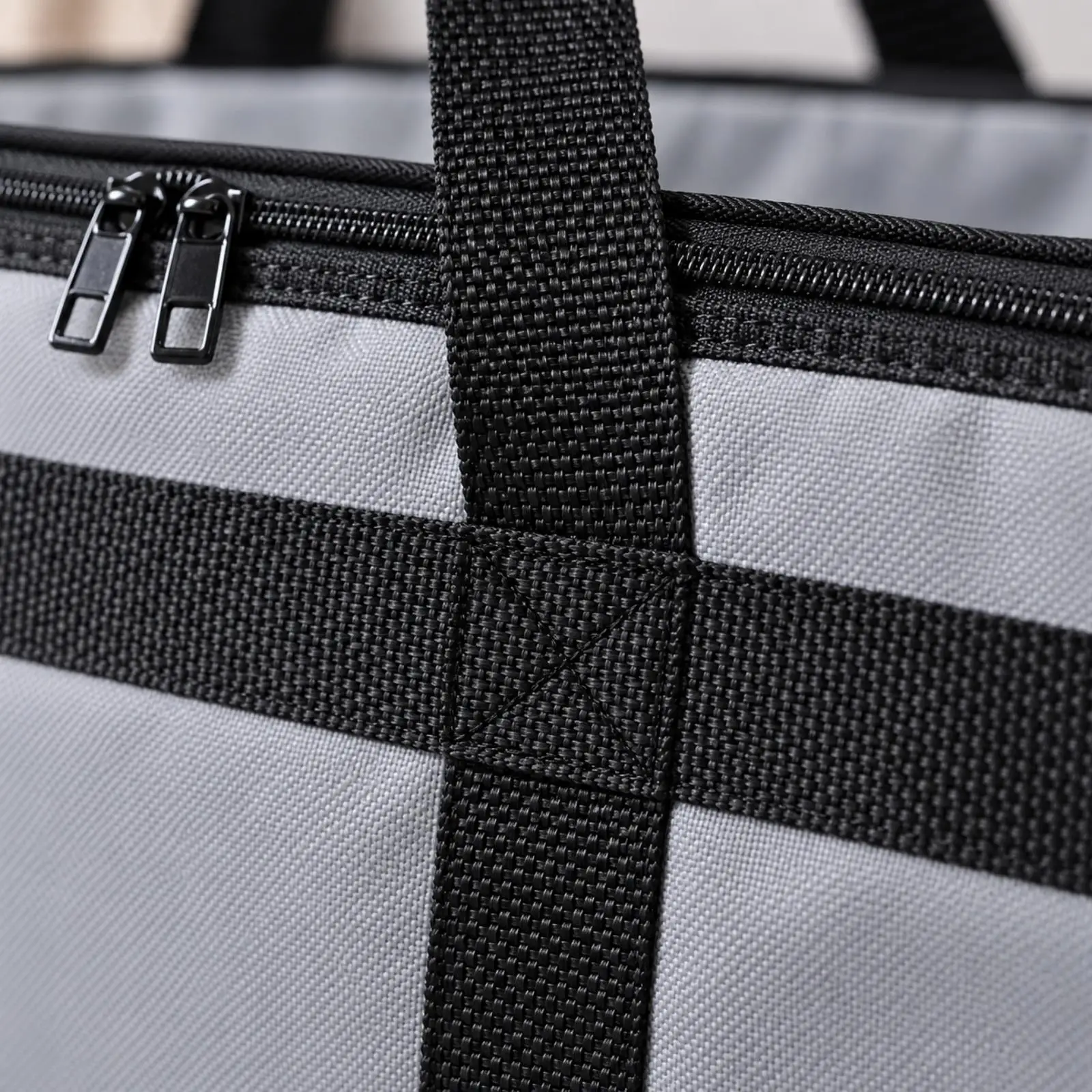 Foldable Insulated Cooler Carrier Water Resistant Thermal Tote Bag for Grocery Run Picnic Outdoor Adventure and Car Trunk