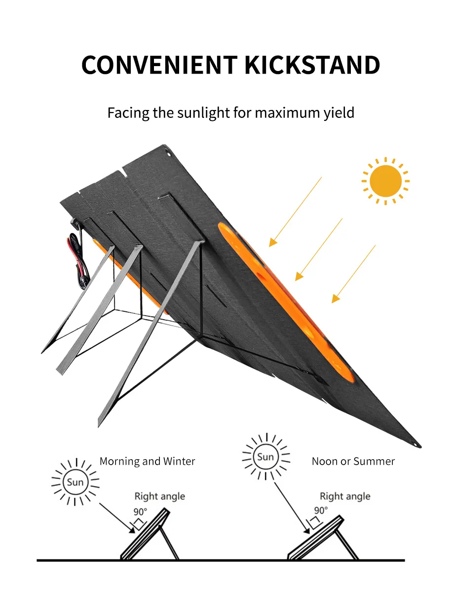 مجموعات الألواح الشمسية القابلة للطي 100 وات 200 وات 400 وات |   حل الطاقة الخاص بك خارج الشبكة للتخييم وحياة فان |   كفاءة عالية 80%